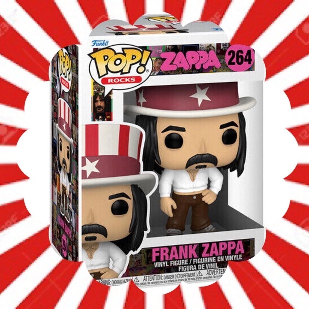 🏉 New Frank Zappa Funko POP! Vinyl Figure, Qty 1